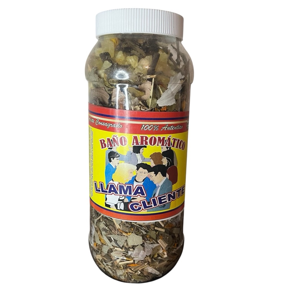 Call clients aromatic herb bath/ baño aromatico de hierbas llama clientes